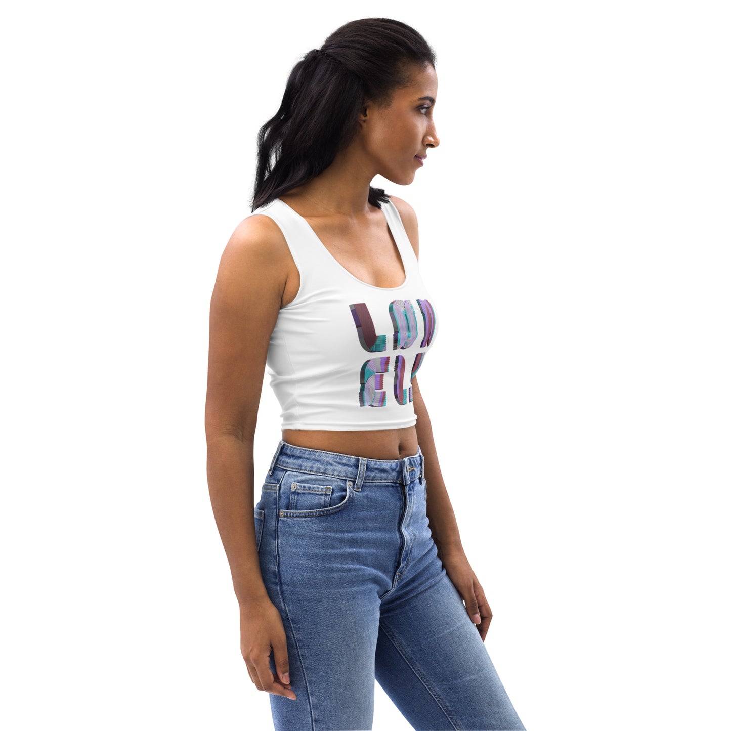 Crop Top | Candy Print