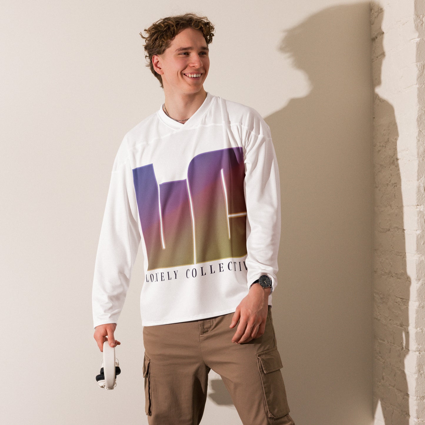 Recycled Hockey Fan Jersey | Lonely Sunset Print