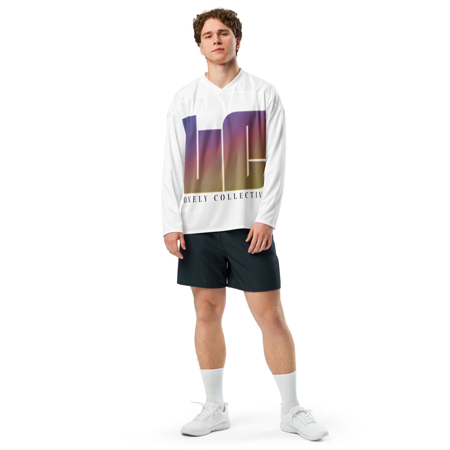 Recycled Hockey Fan Jersey | Lonely Sunset Print