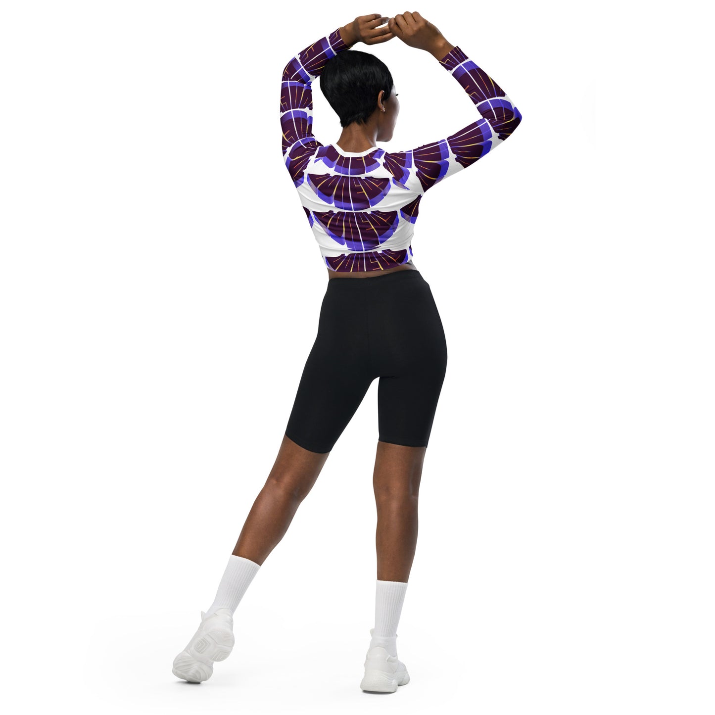 Recycled long-sleeve crop top | Lonely Vibe