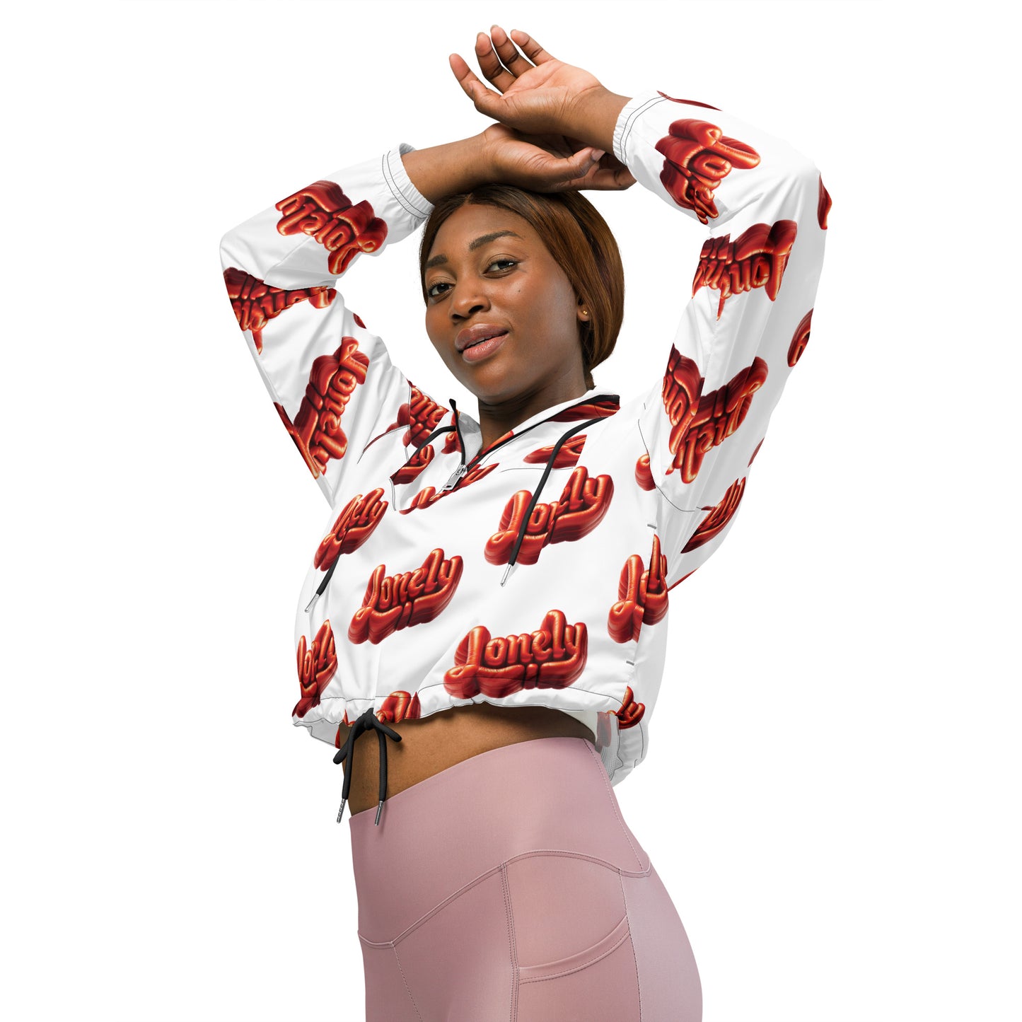 Women’s Cropped Windbreaker | Lonely Balloon
