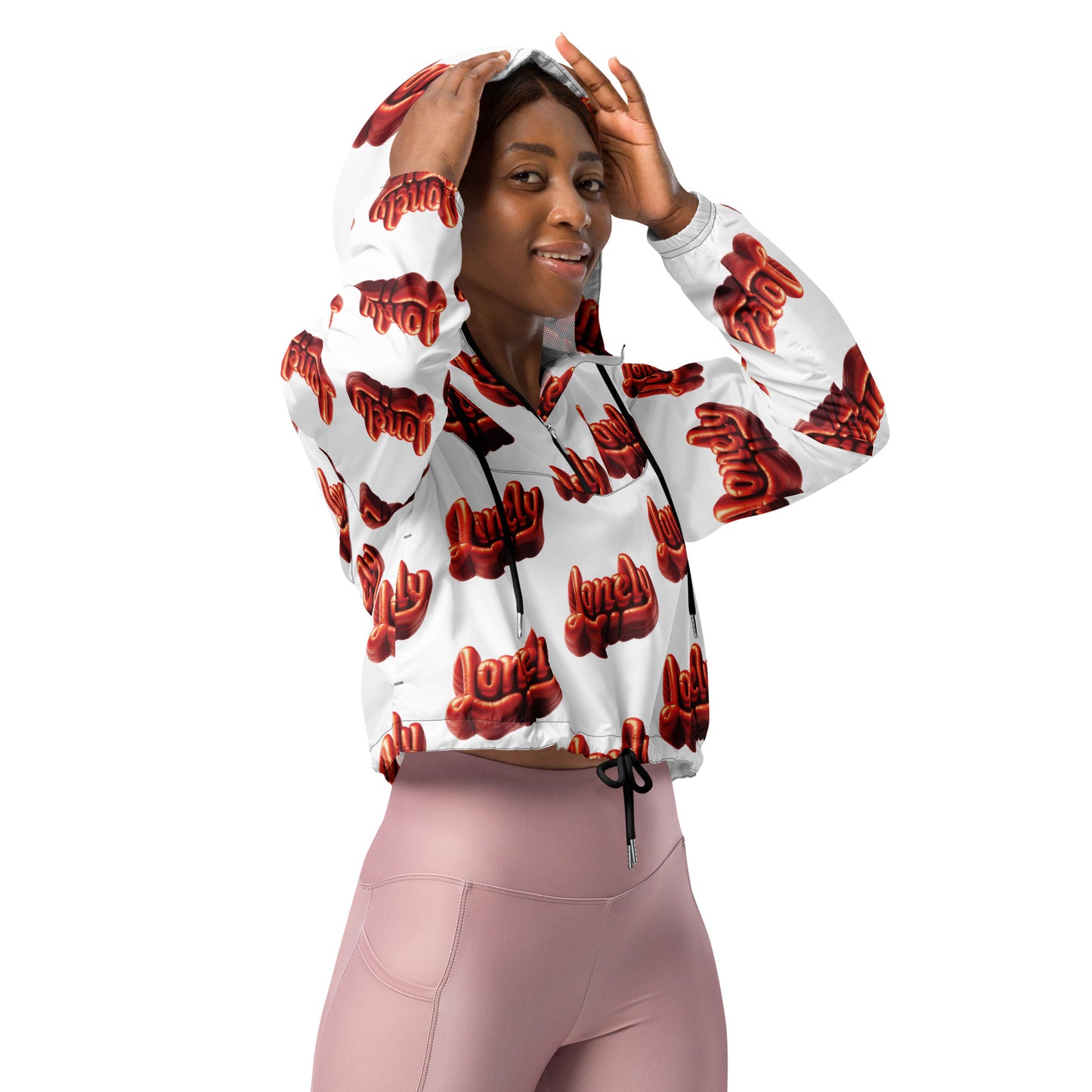 Women’s Cropped Windbreaker | Lonely Balloon