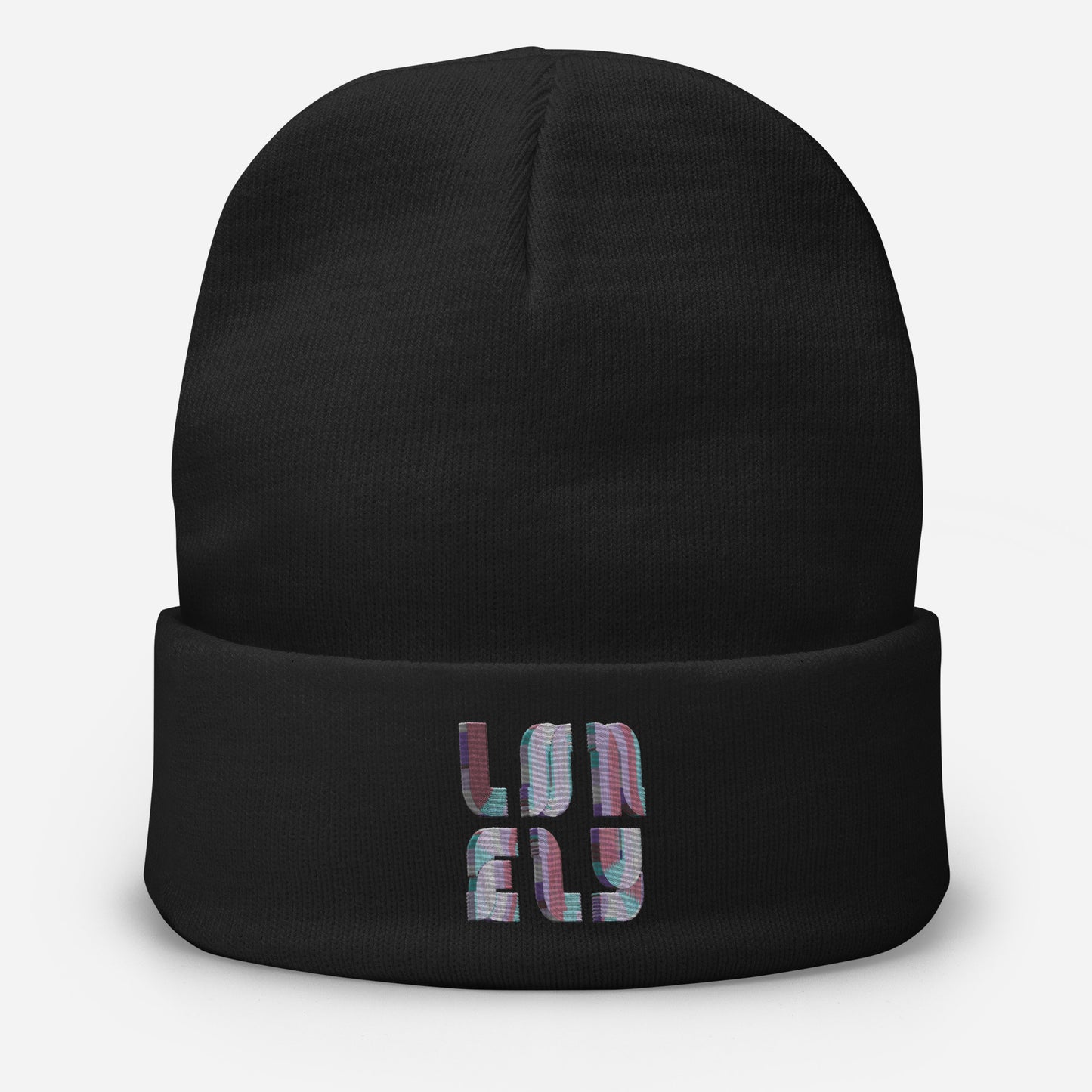 Embroidered Beanie | Lonely Candy Font