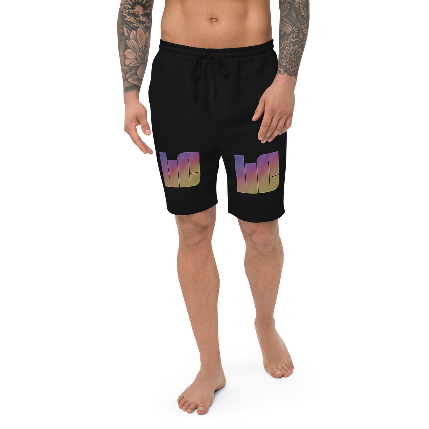 Men's Fleece Shorts | Lonely Sunset Print