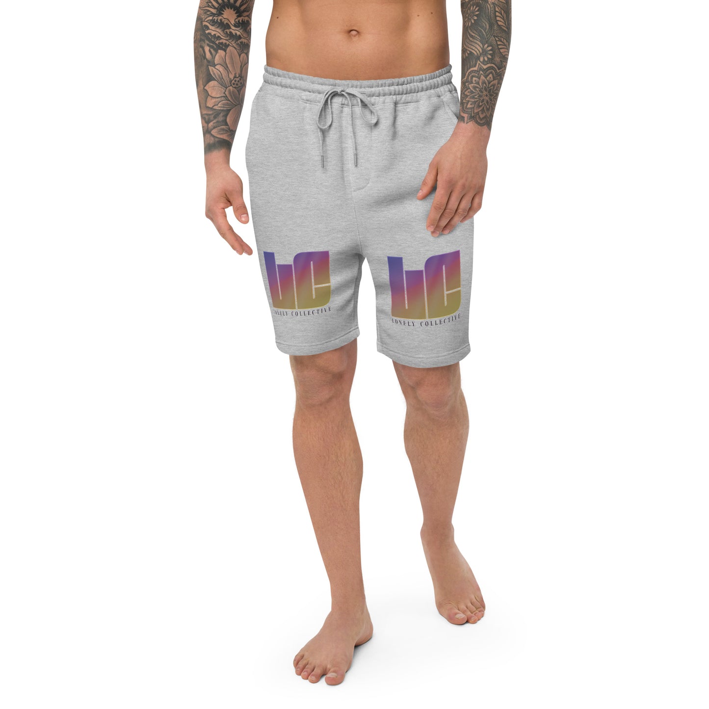Men's Fleece Shorts | Lonely Sunset Print