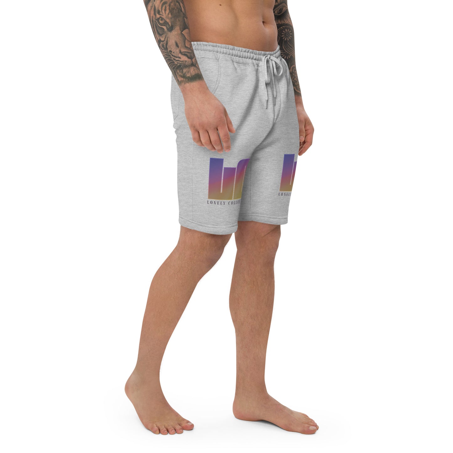 Men's Fleece Shorts | Lonely Sunset Print