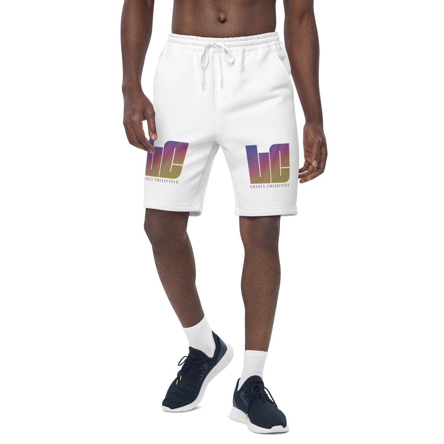 Men's Fleece Shorts | Lonely Sunset Print