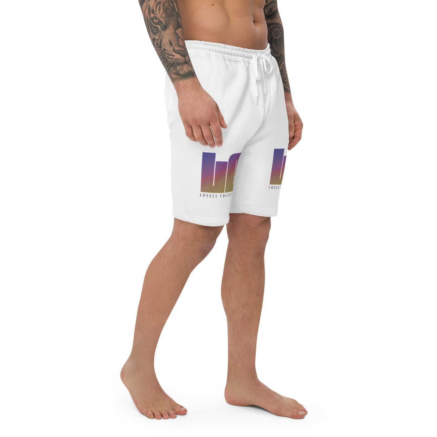 Men's Fleece Shorts | Lonely Sunset Print