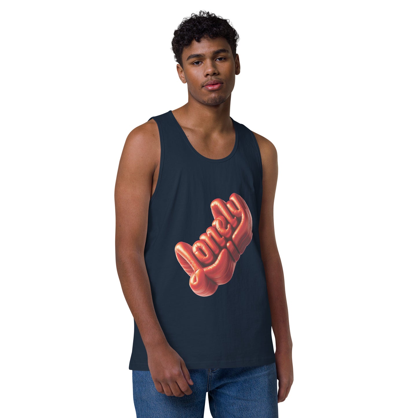 Men’s Premium Tank Top | Lonely Balloon