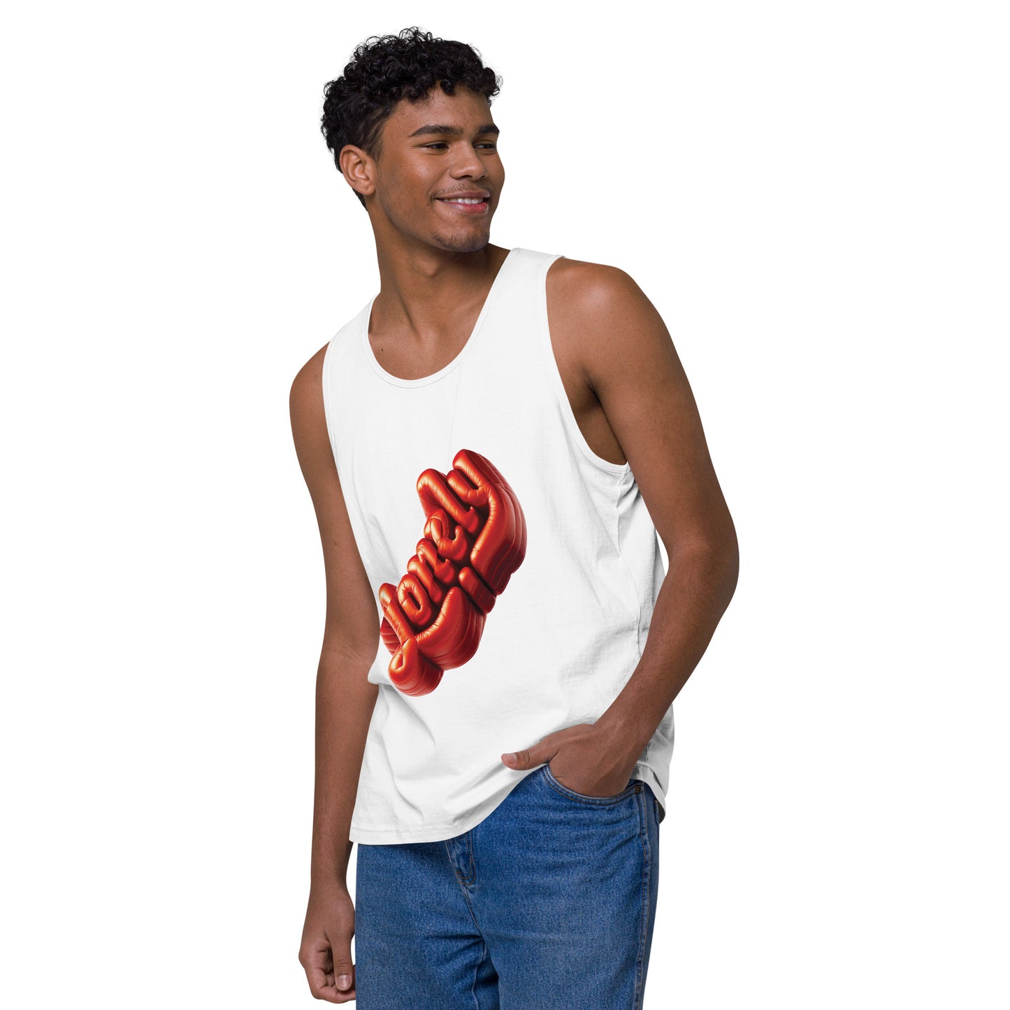 Men’s Premium Tank Top | Lonely Balloon