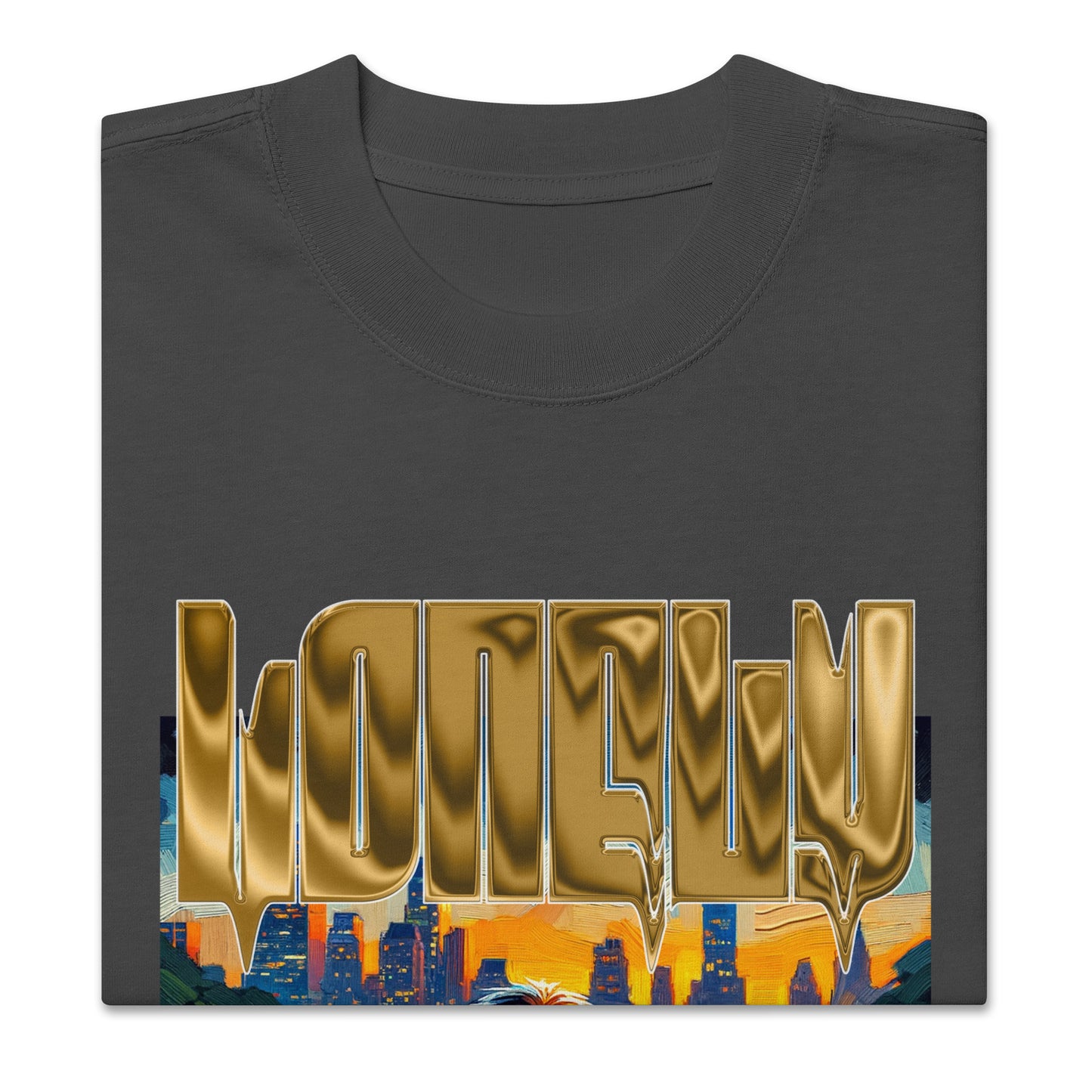 Oversized Faded T-Shirt | Lonely Central Park Ape