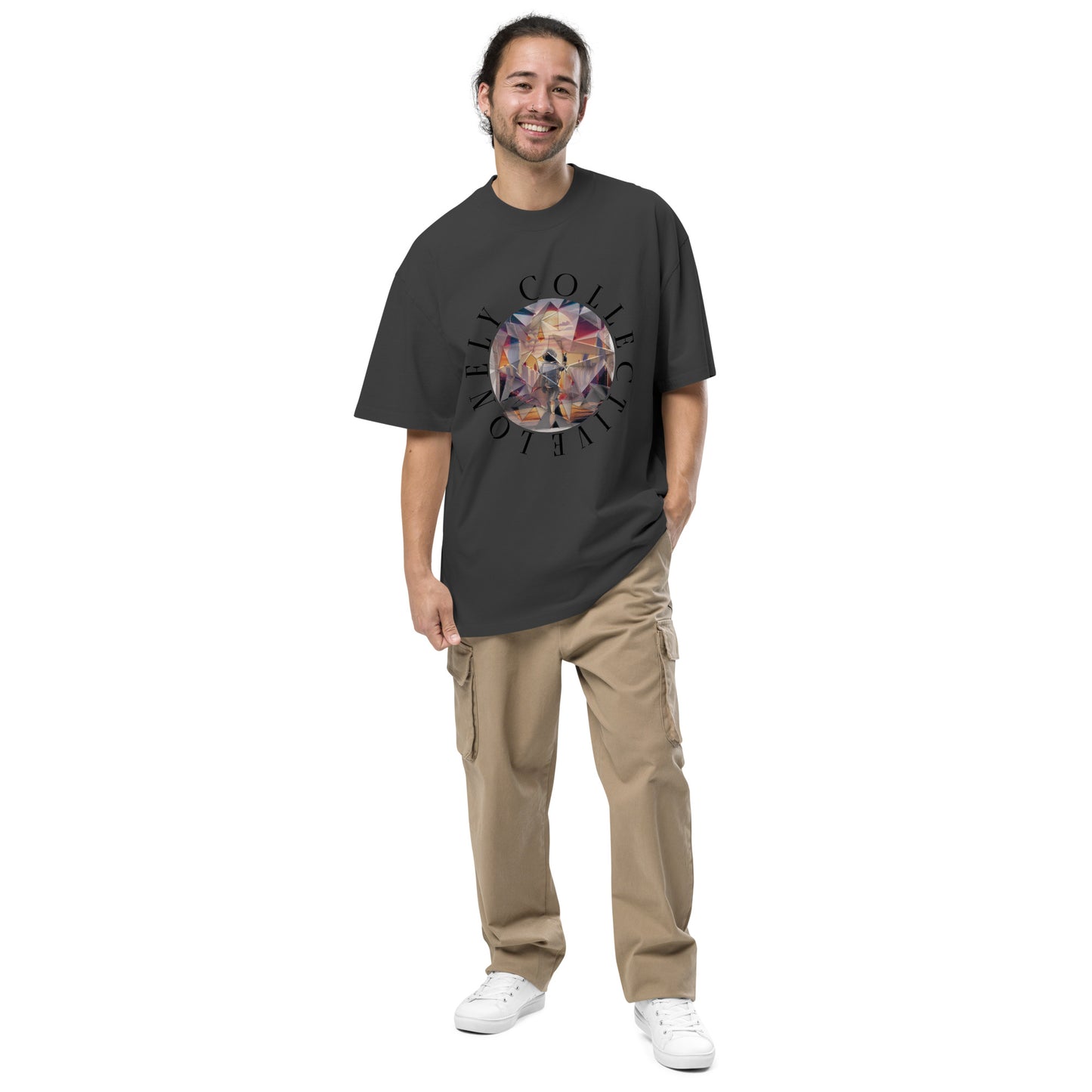 Oversized Faded T-shirt | Lonely Astronaut