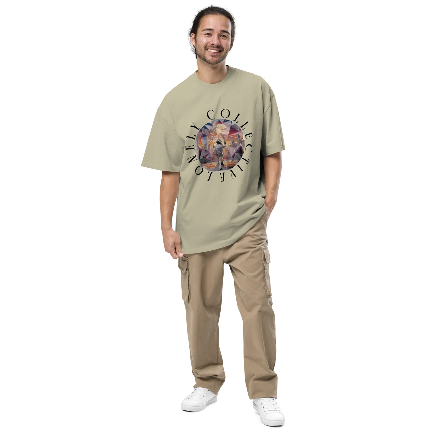 Oversized Faded T-shirt | Lonely Astronaut