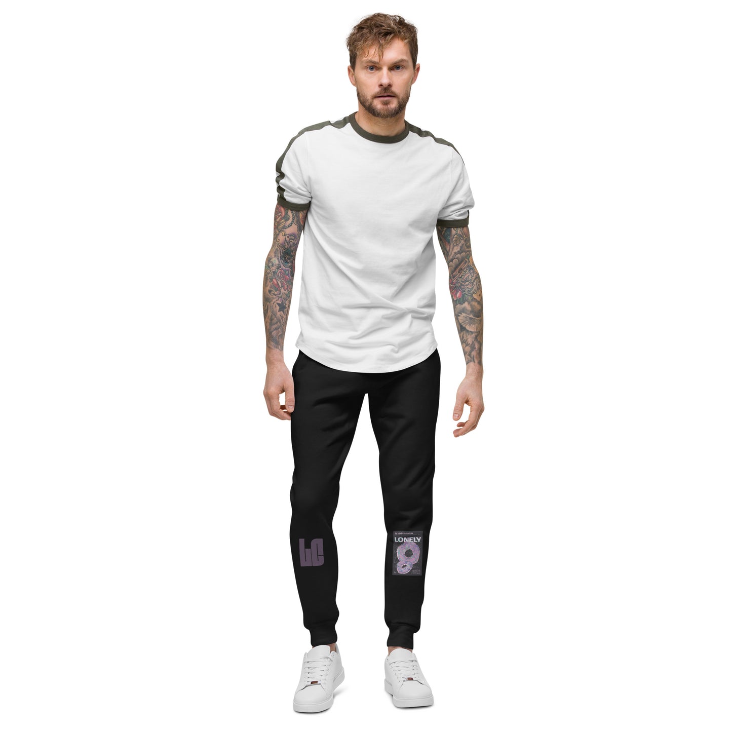 Unisex fleece sweatpants | Lonely Graphic Print