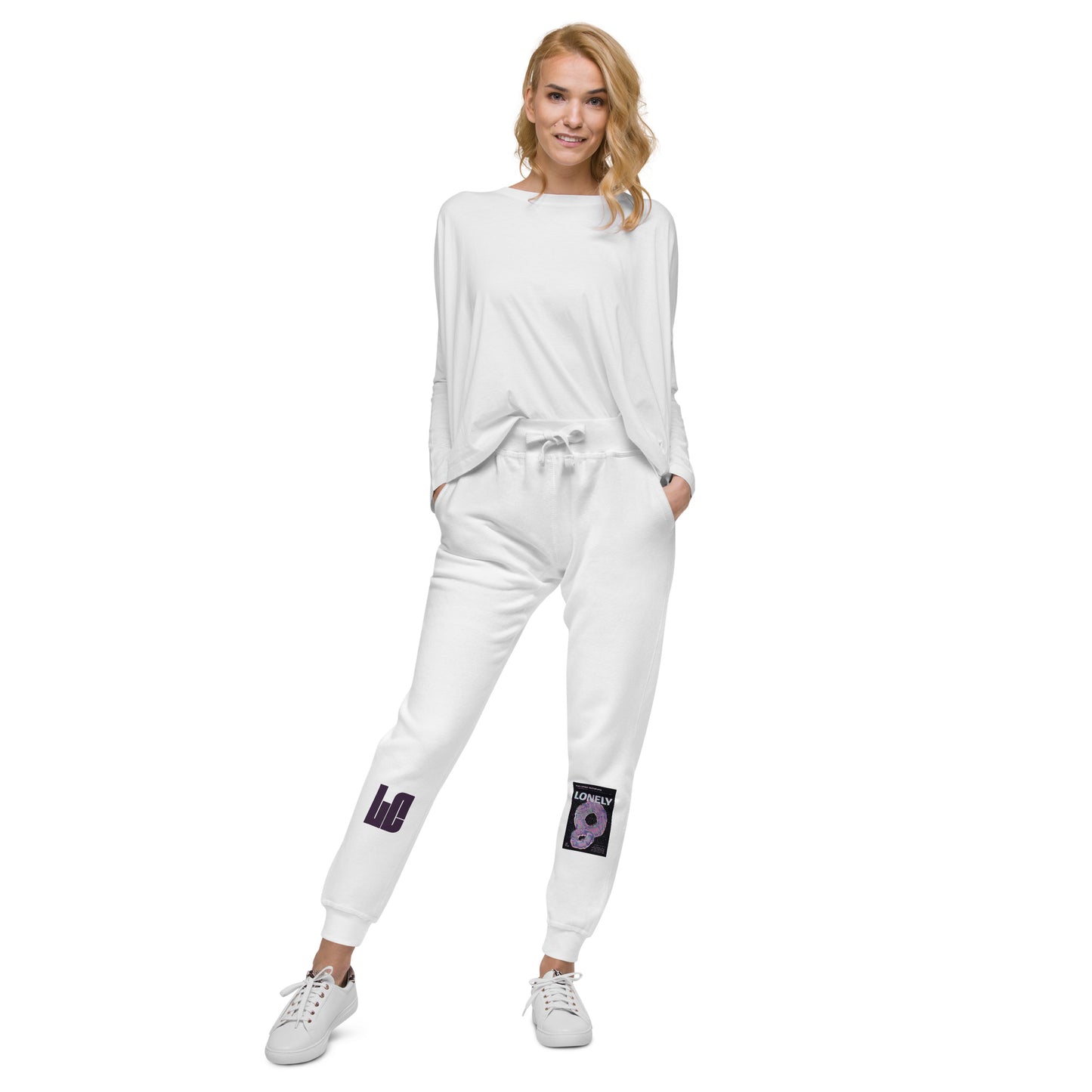 Unisex fleece sweatpants | Lonely Graphic Print
