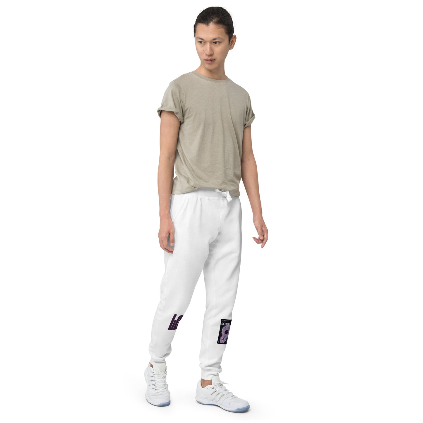 Unisex fleece sweatpants | Lonely Graphic Print