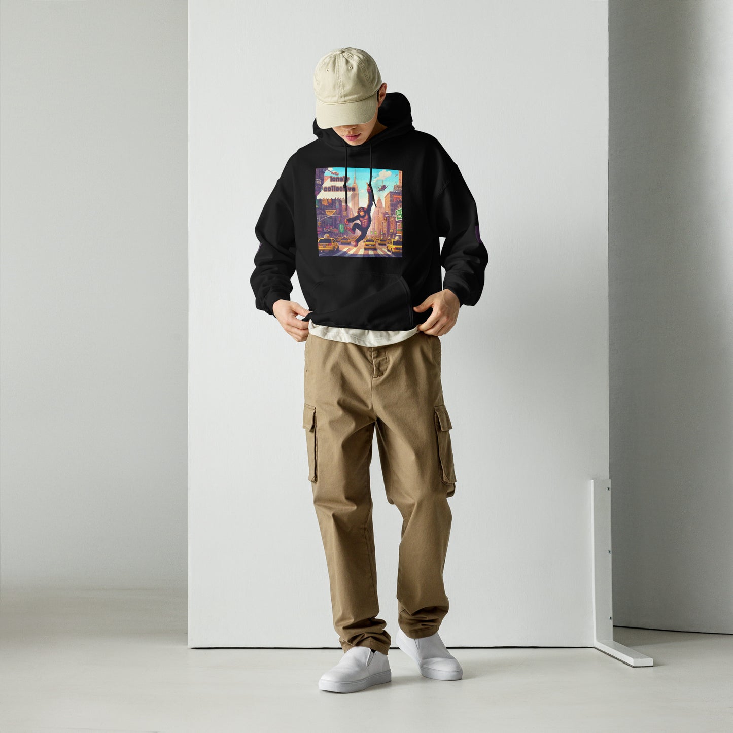 Unisex Hoodie | Lonely 16-Bit Ape
