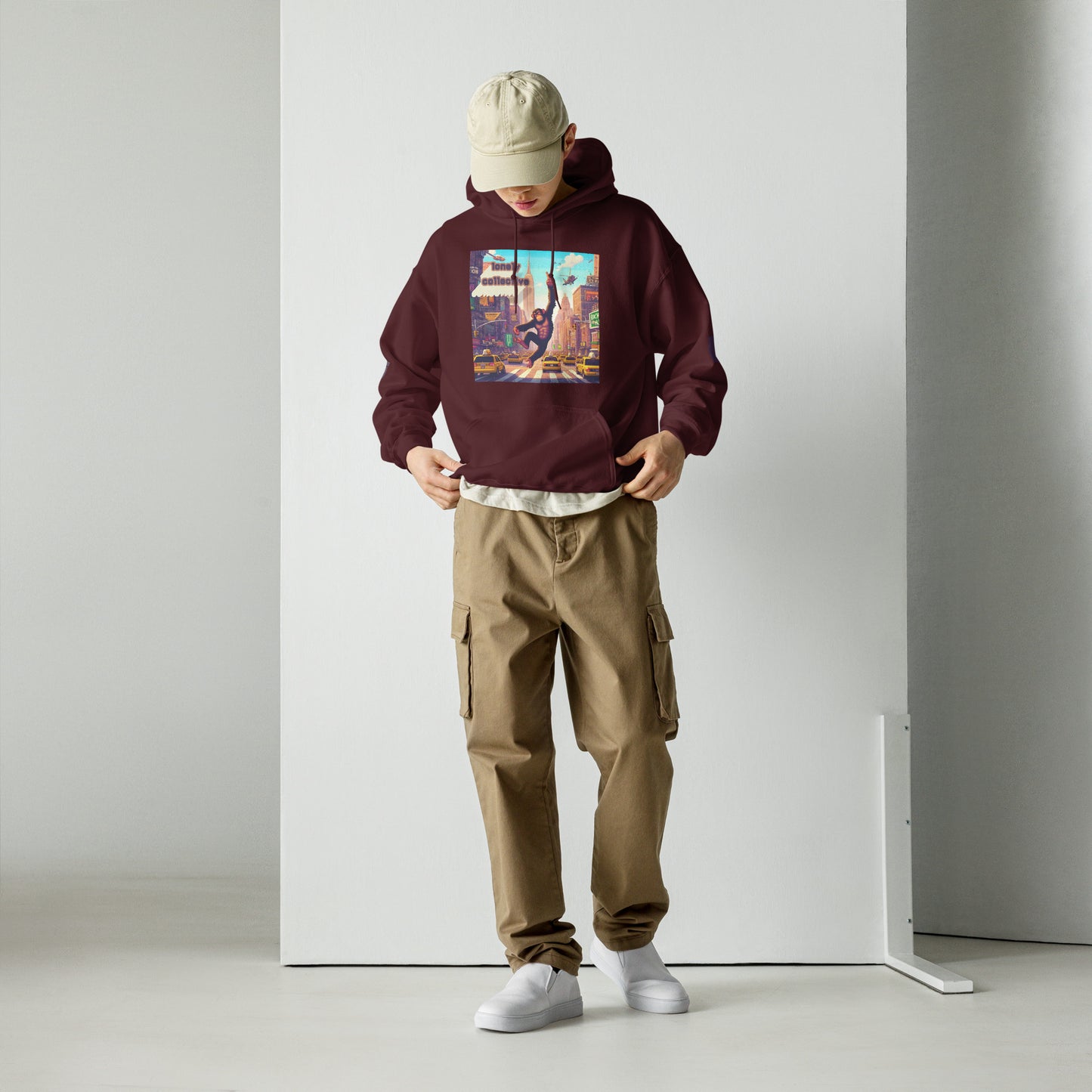 Unisex Hoodie | Lonely 16-Bit Ape