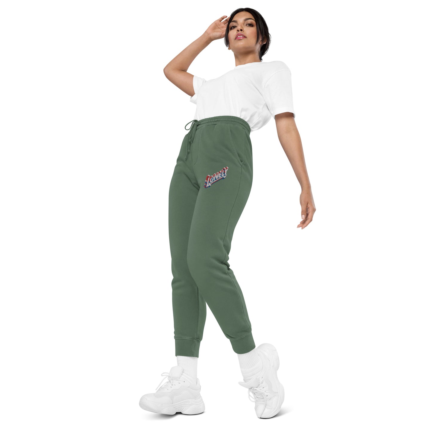 Unisex pigment-dyed sweatpants | Lonely Block Stitch
