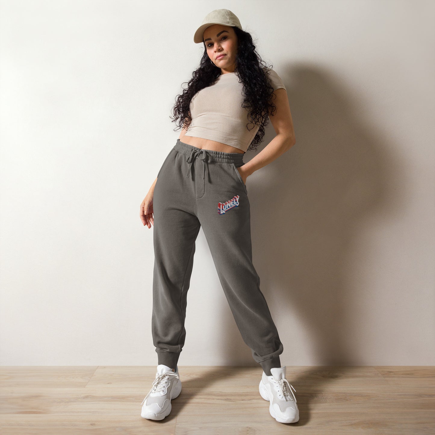 Unisex pigment-dyed sweatpants | Lonely Block Stitch