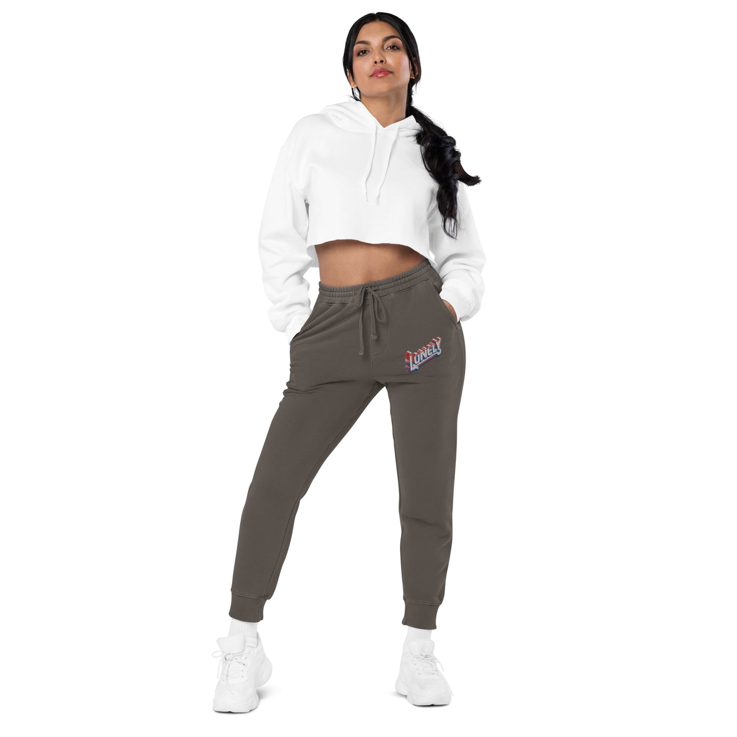 Unisex pigment-dyed sweatpants | Lonely Block Stitch
