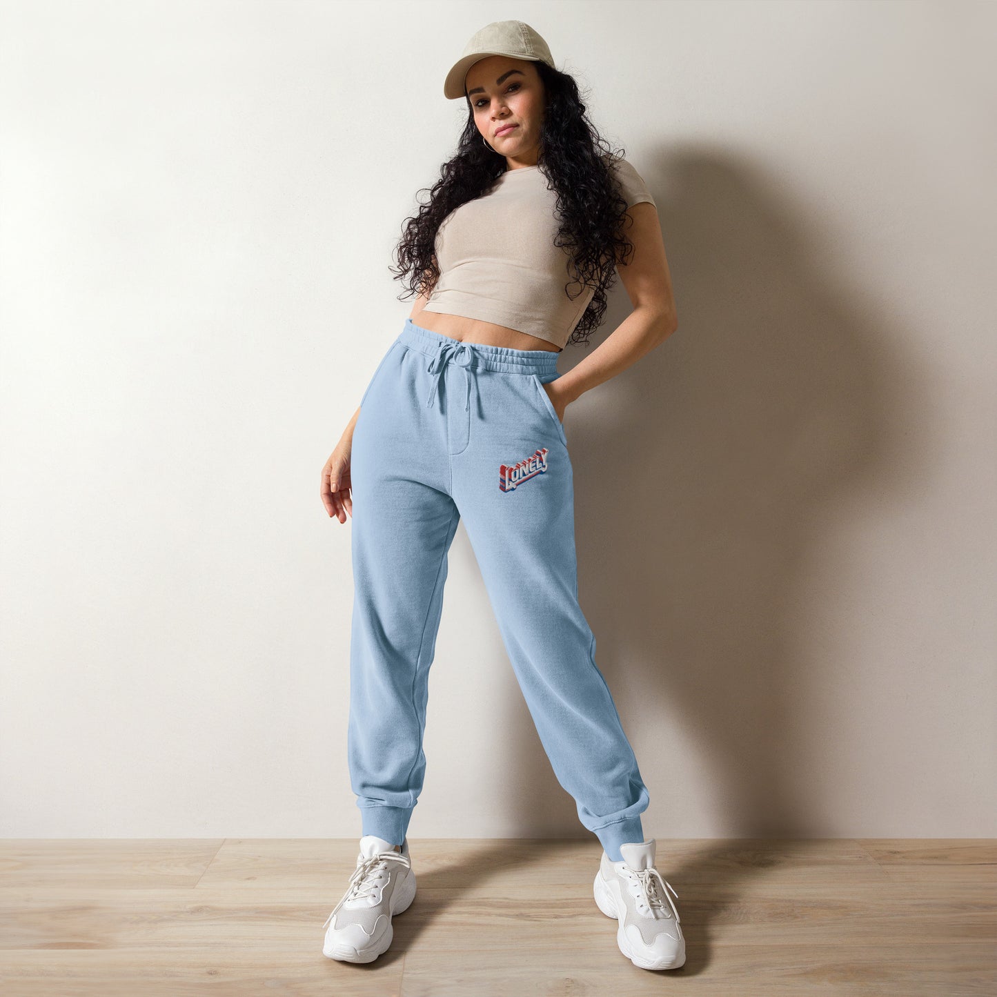 Unisex pigment-dyed sweatpants | Lonely Block Stitch