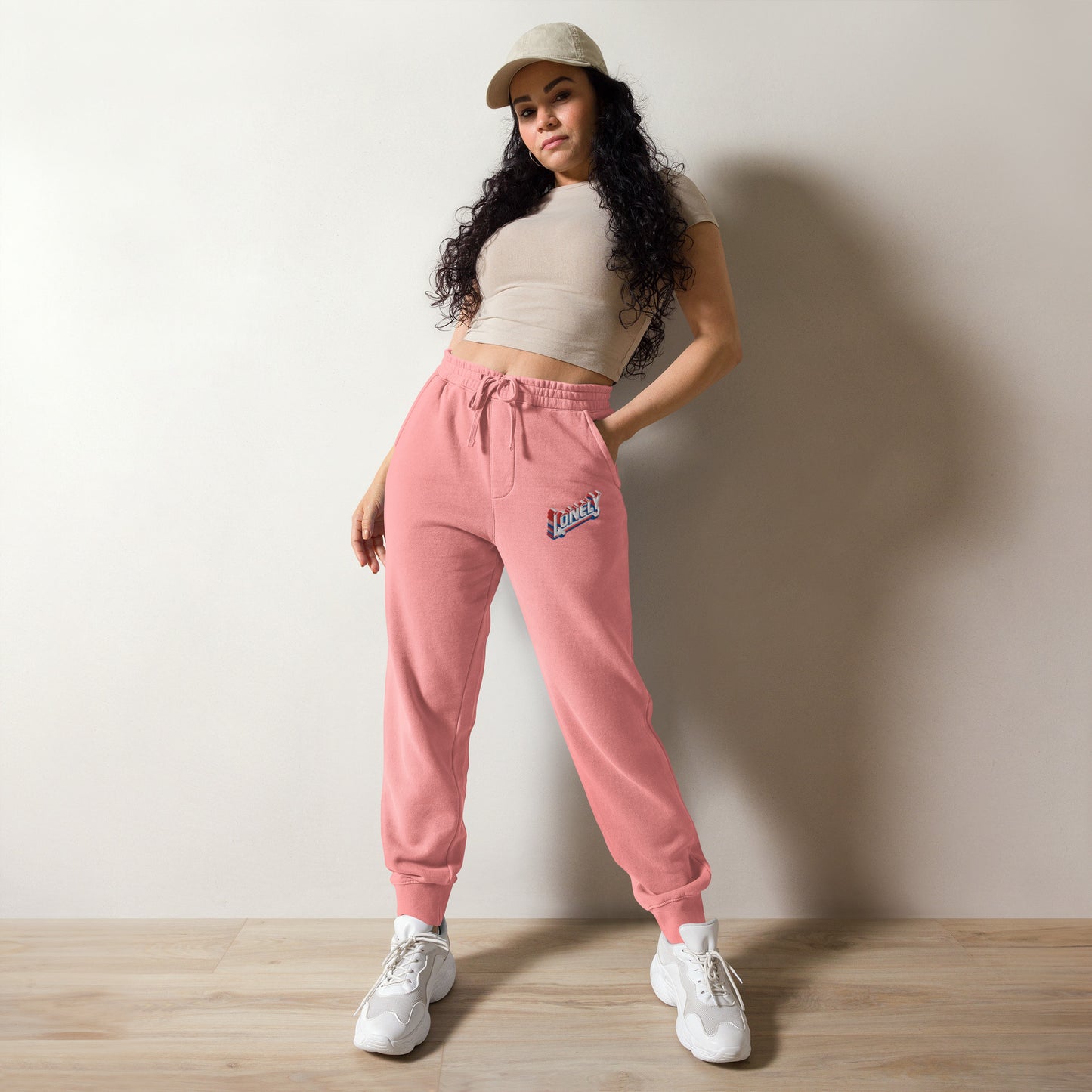 Unisex pigment-dyed sweatpants | Lonely Block Stitch