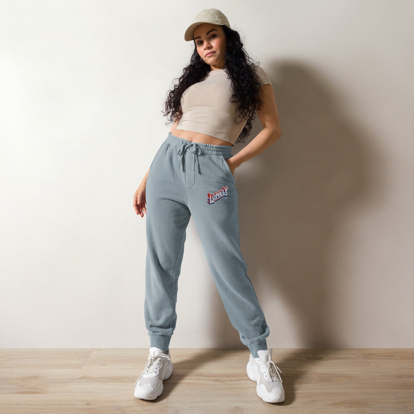 Unisex pigment-dyed sweatpants | Lonely Block Stitch