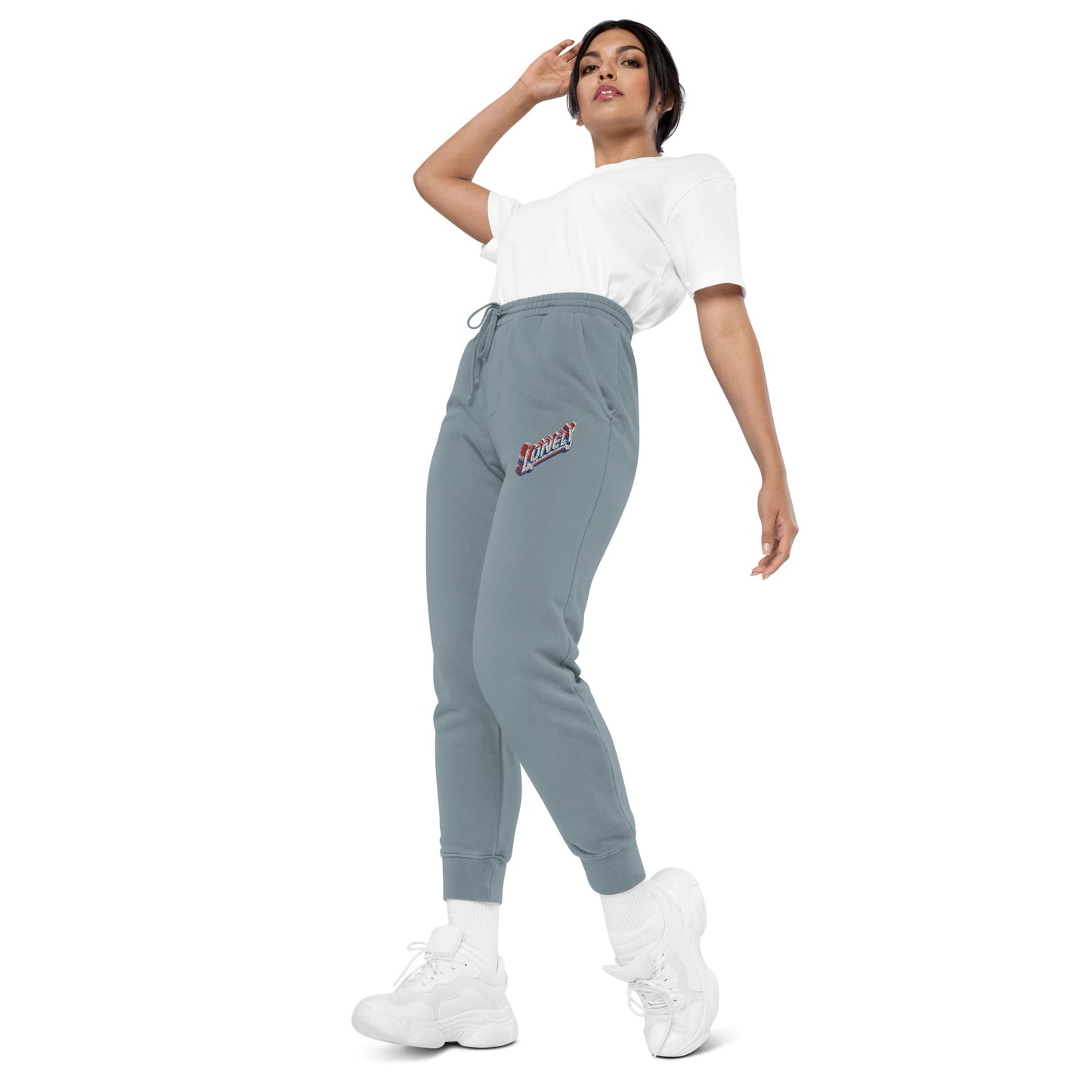 Unisex pigment-dyed sweatpants | Lonely Block Stitch