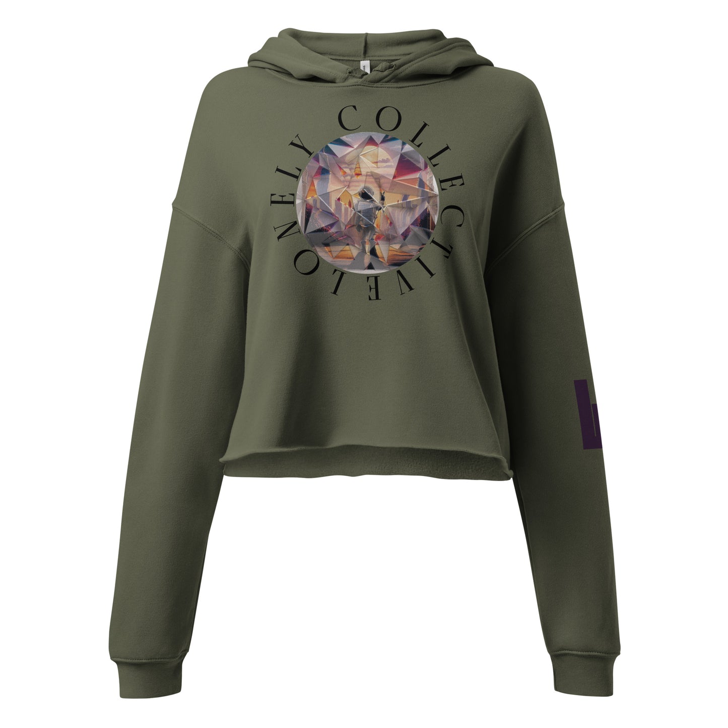 Crop Hoodie | Lonely Astronaut