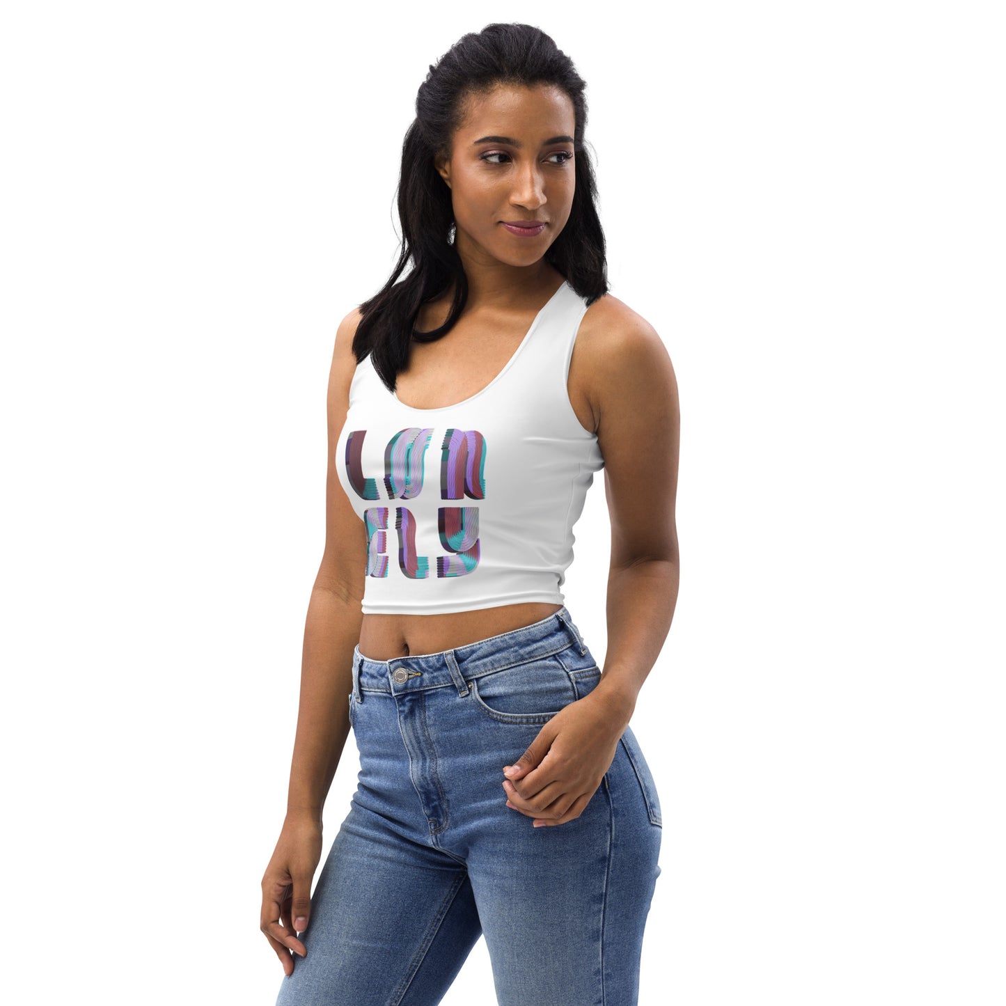 Crop Top | Candy Print