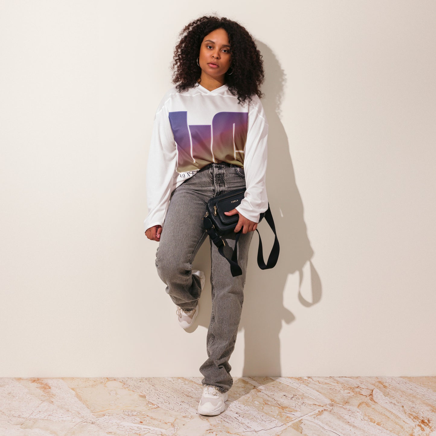Recycled Hockey Fan Jersey | Lonely Sunset Print