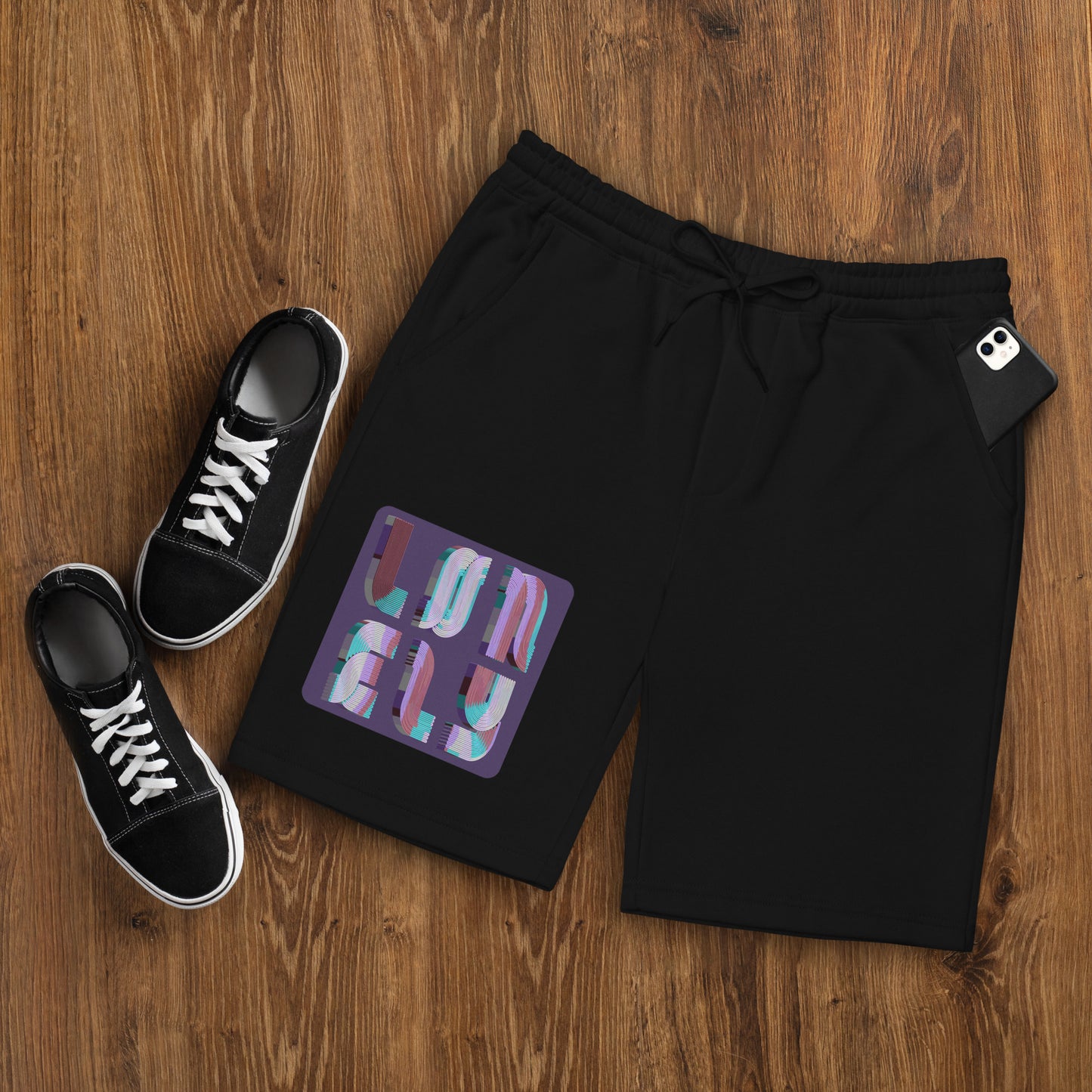 Men's Fleece Shorts | Lonely Candy Print