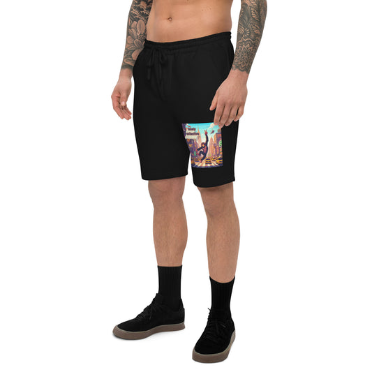 Men's Fleece Shorts | Lonely 16 Bit Ape