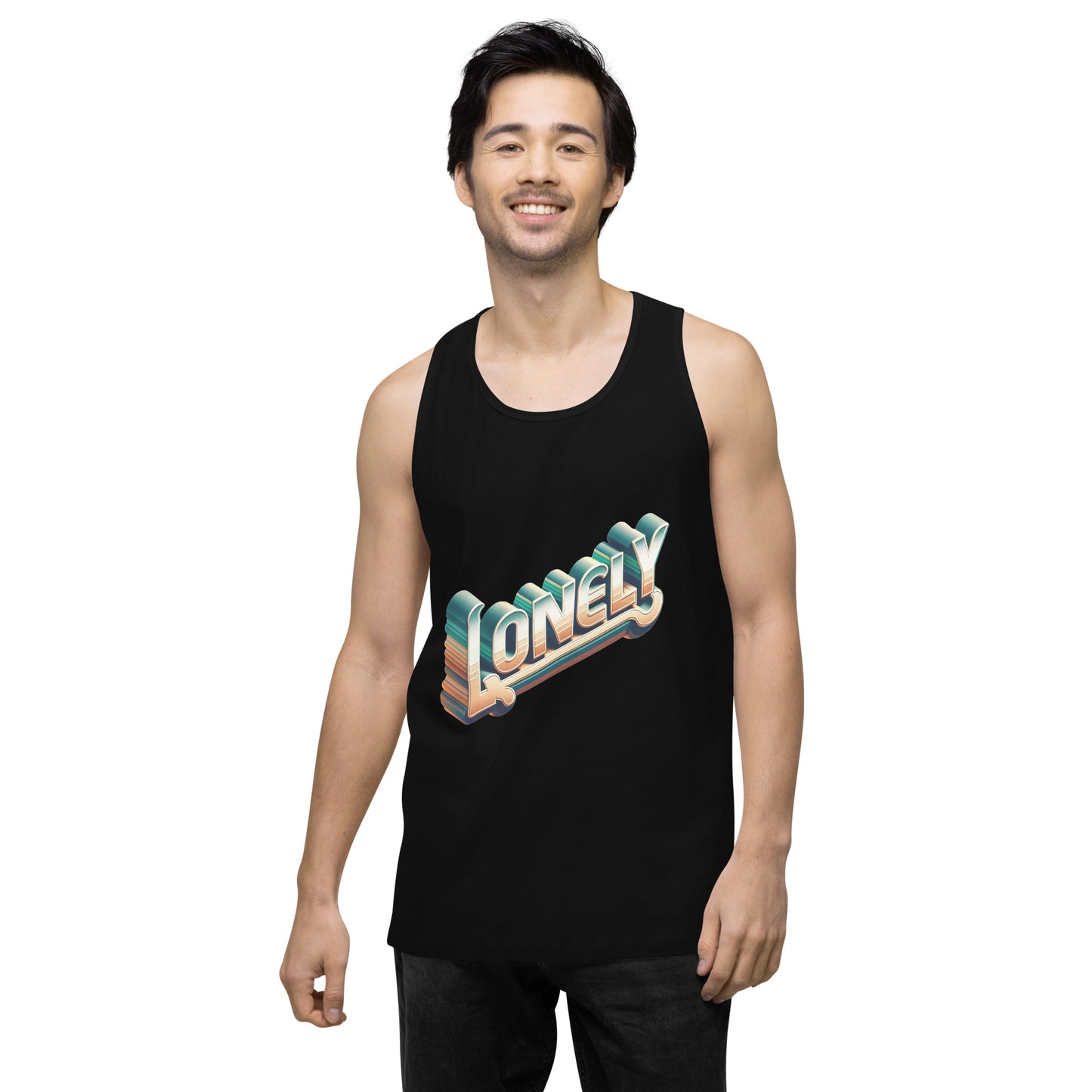 Men’s Premium Tank Top | Lonely Ombré