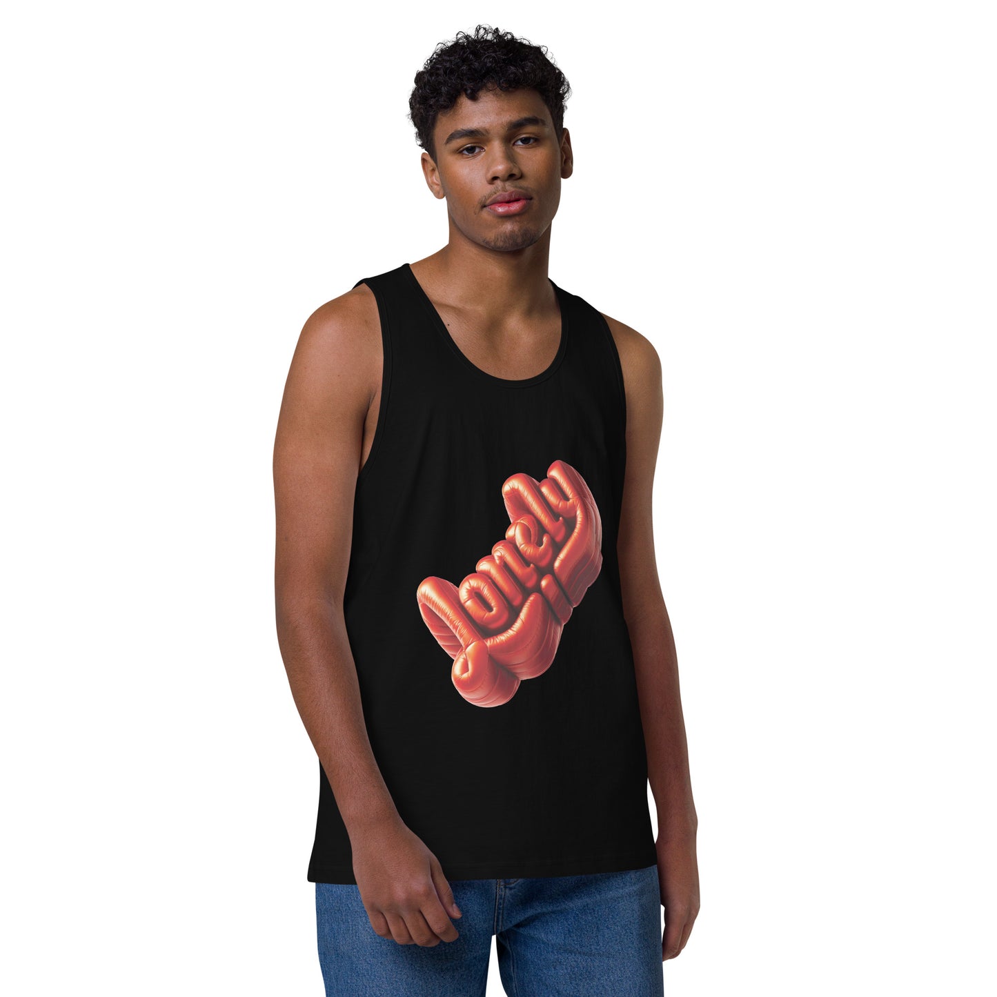 Men’s Premium Tank Top | Lonely Balloon