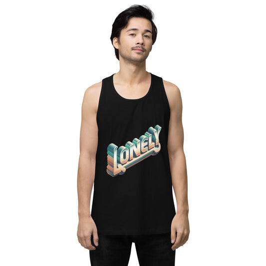 Men’s Premium Tank Top | Lonely Ombré