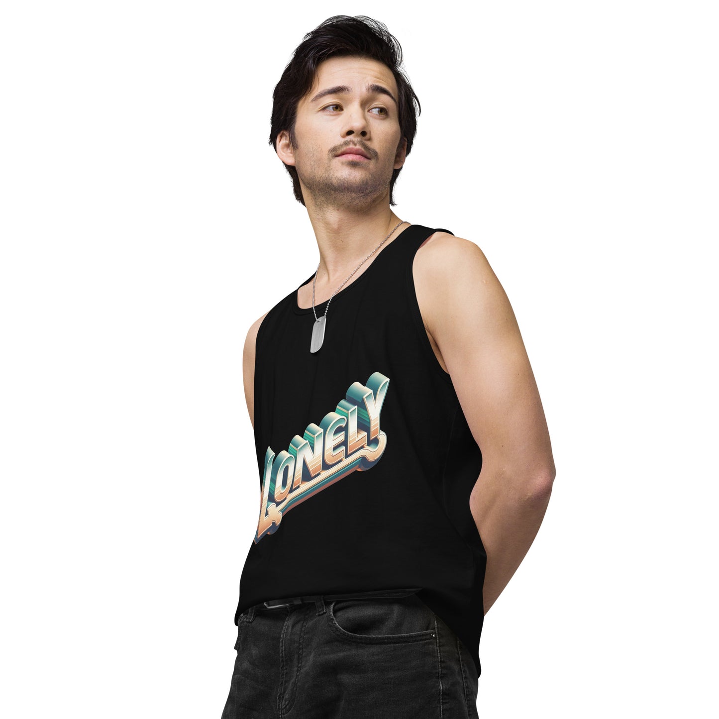 Men’s Premium Tank Top | Lonely Ombré