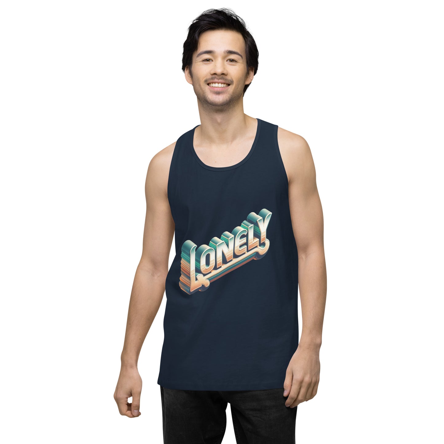 Men’s Premium Tank Top | Lonely Ombré