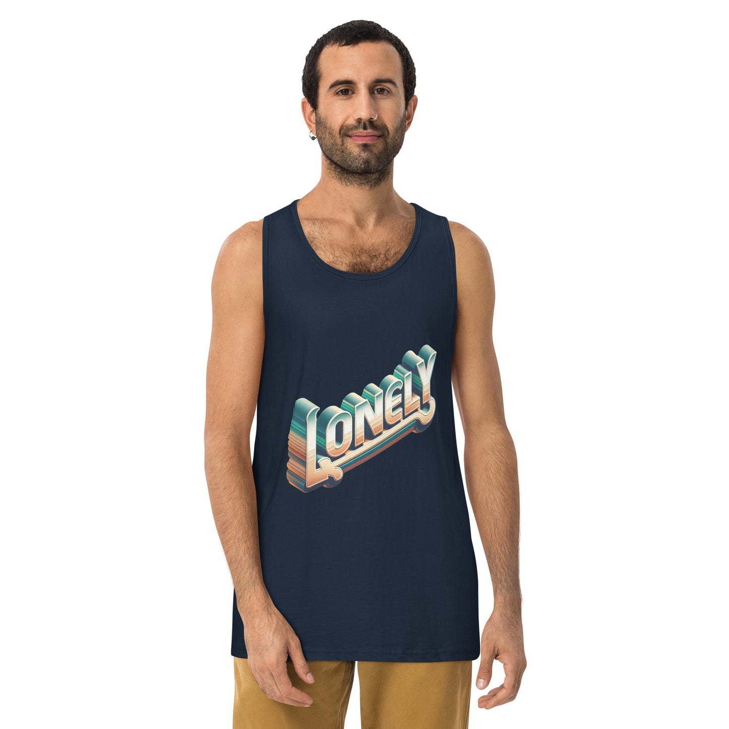 Men’s Premium Tank Top | Lonely Ombré