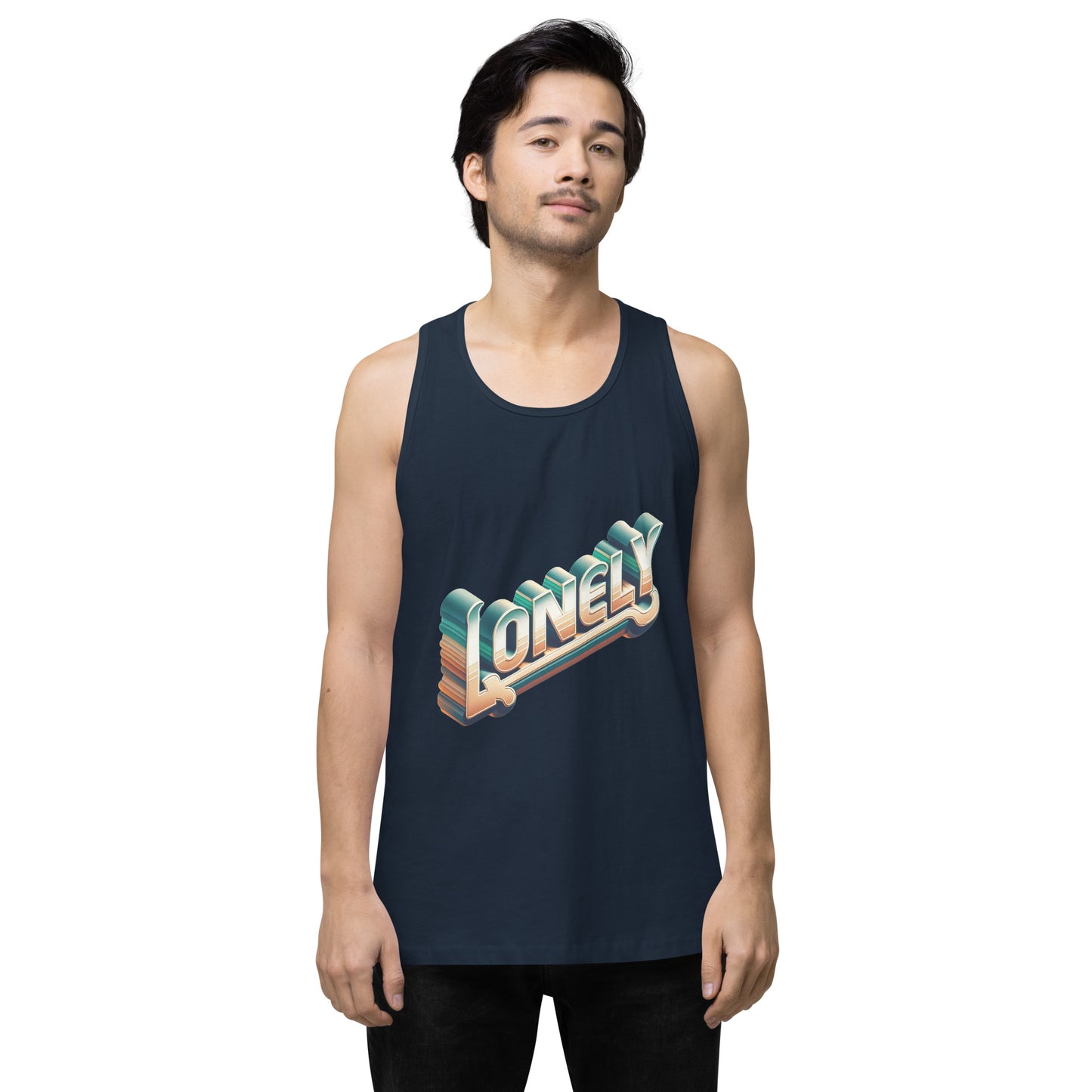 Men’s Premium Tank Top | Lonely Ombré