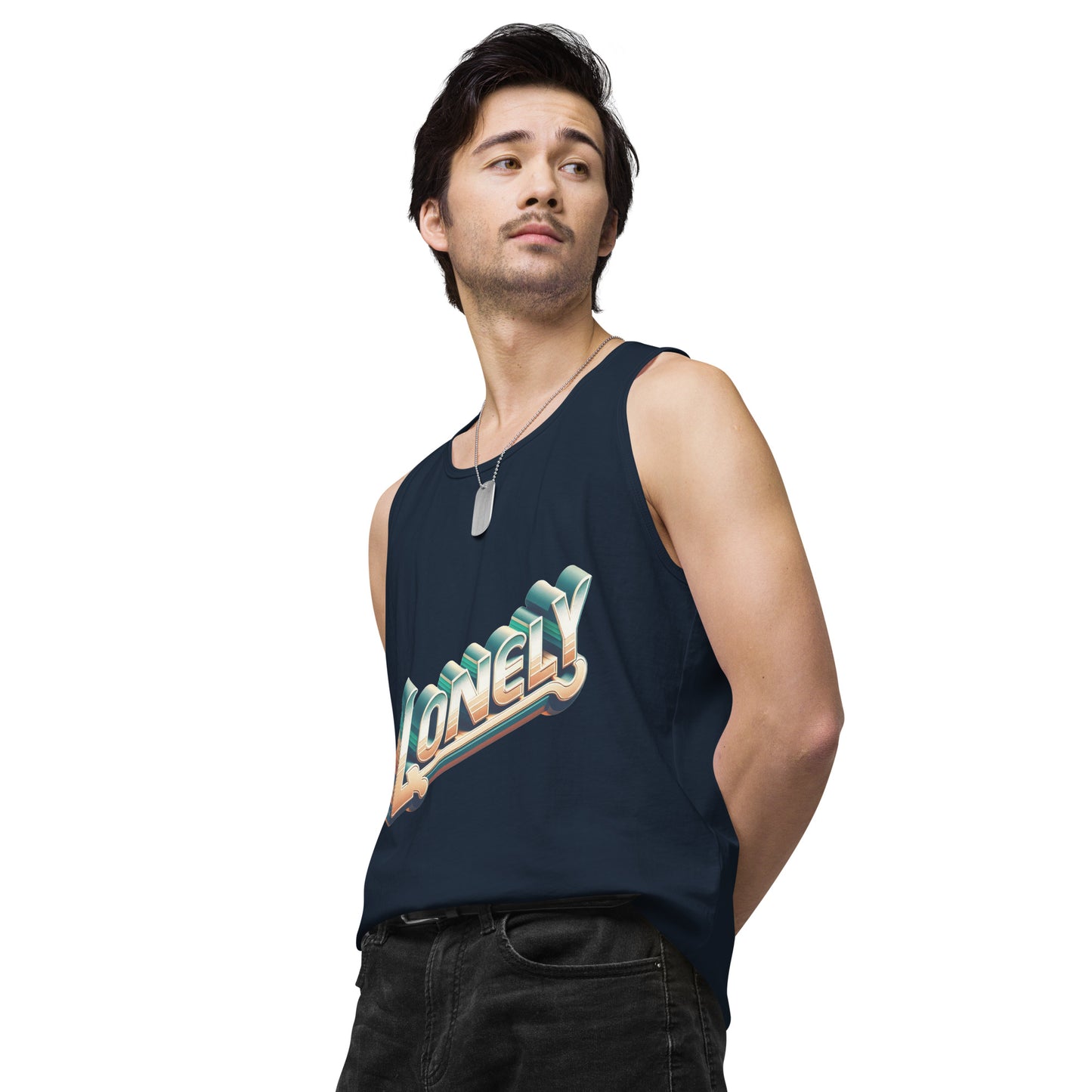 Men’s Premium Tank Top | Lonely Ombré