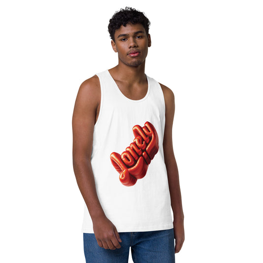 Men’s Premium Tank Top | Lonely Balloon