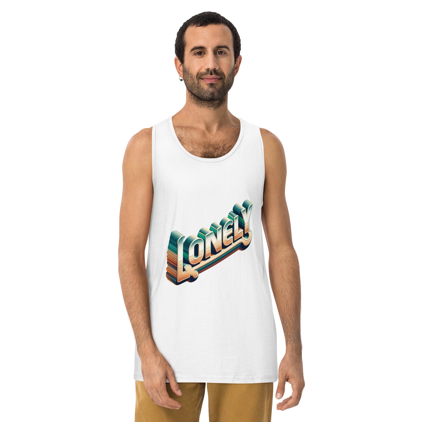 Men’s Premium Tank Top | Lonely Ombré