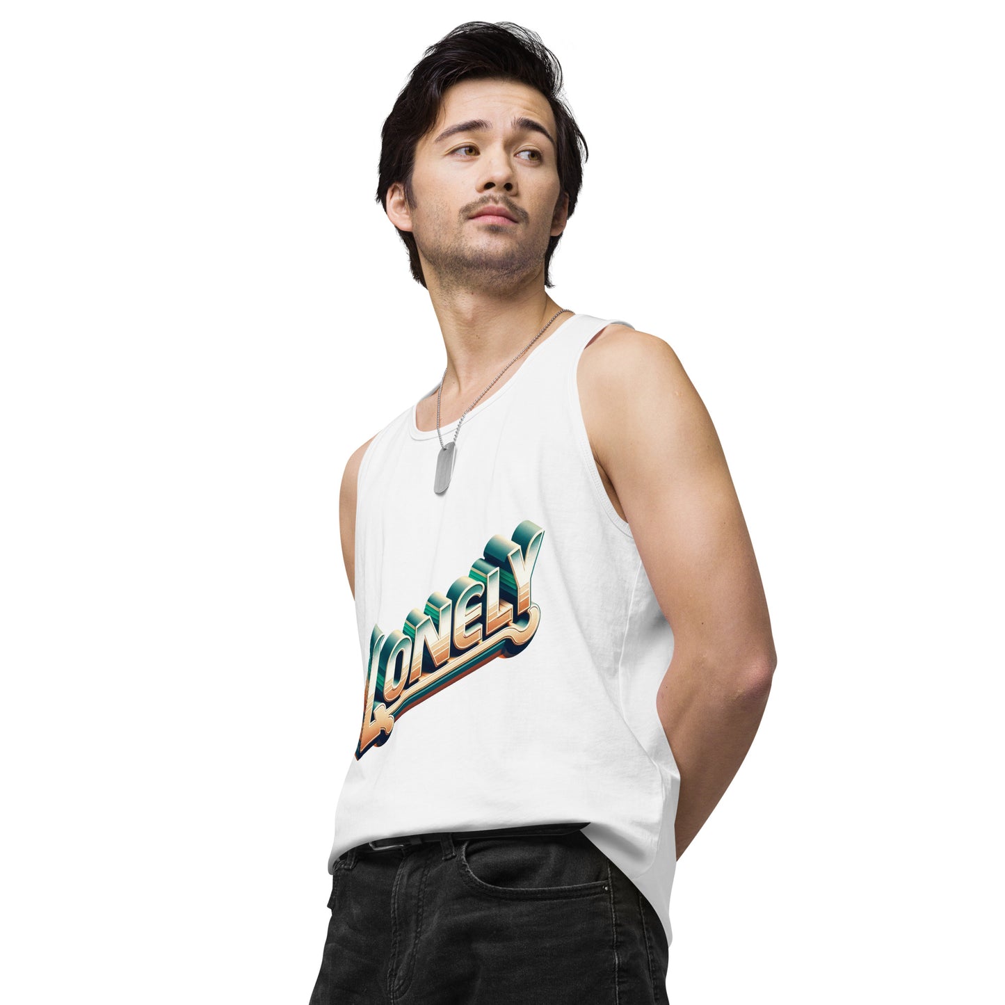 Men’s Premium Tank Top | Lonely Ombré