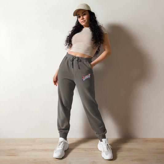 Unisex pigment-dyed sweatpants | Lonely Block Stitch