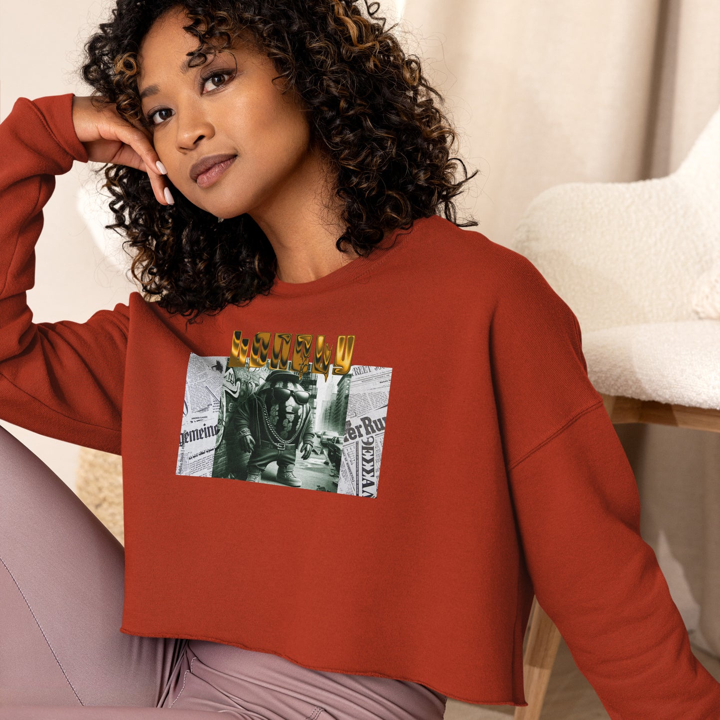 Crop Sweatshirt | Lonely Watermelon